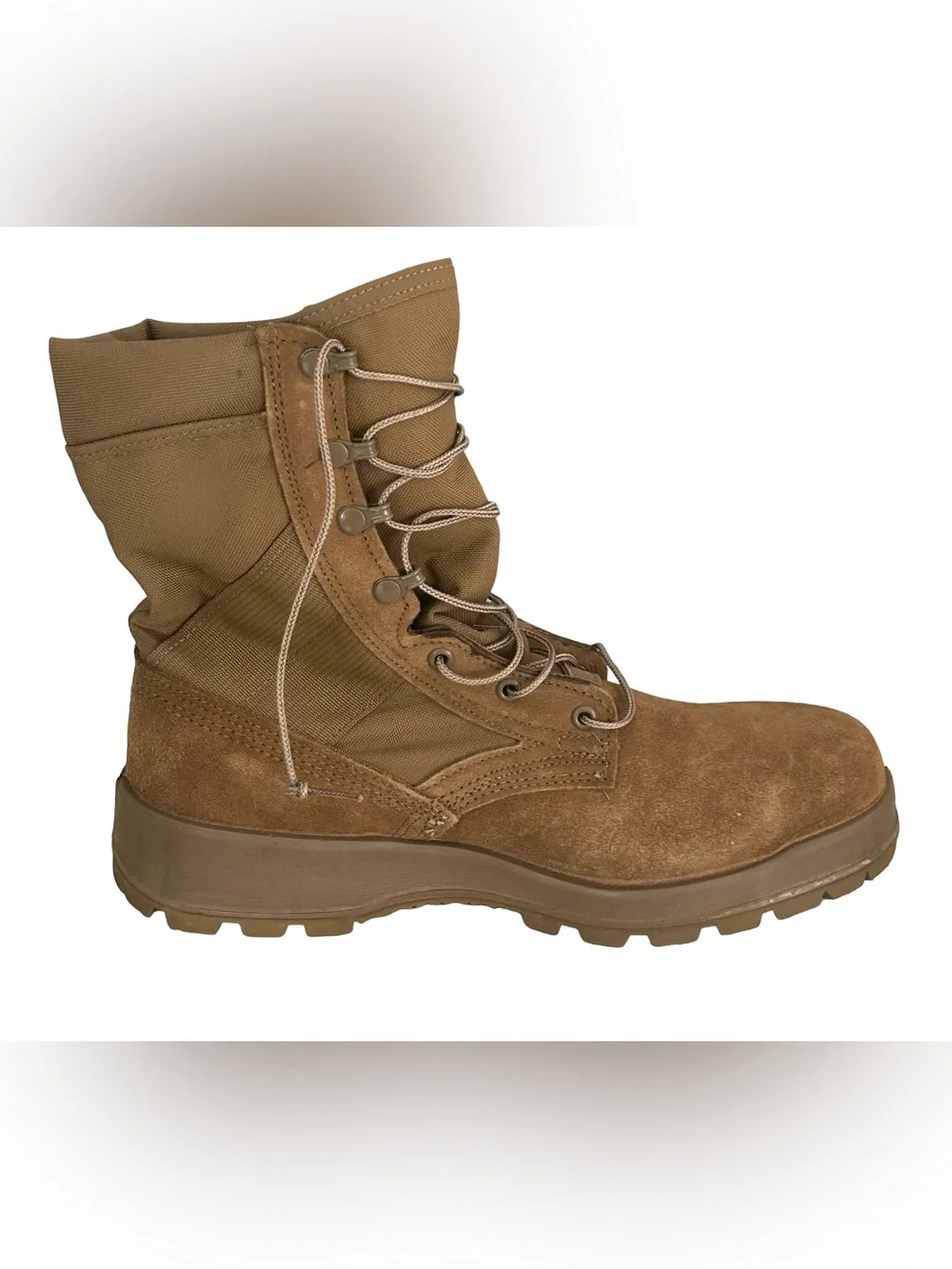 Belleville AFSTC 11 Hot Weather Steel Toe Coyote Military Combat Boots NIB $240